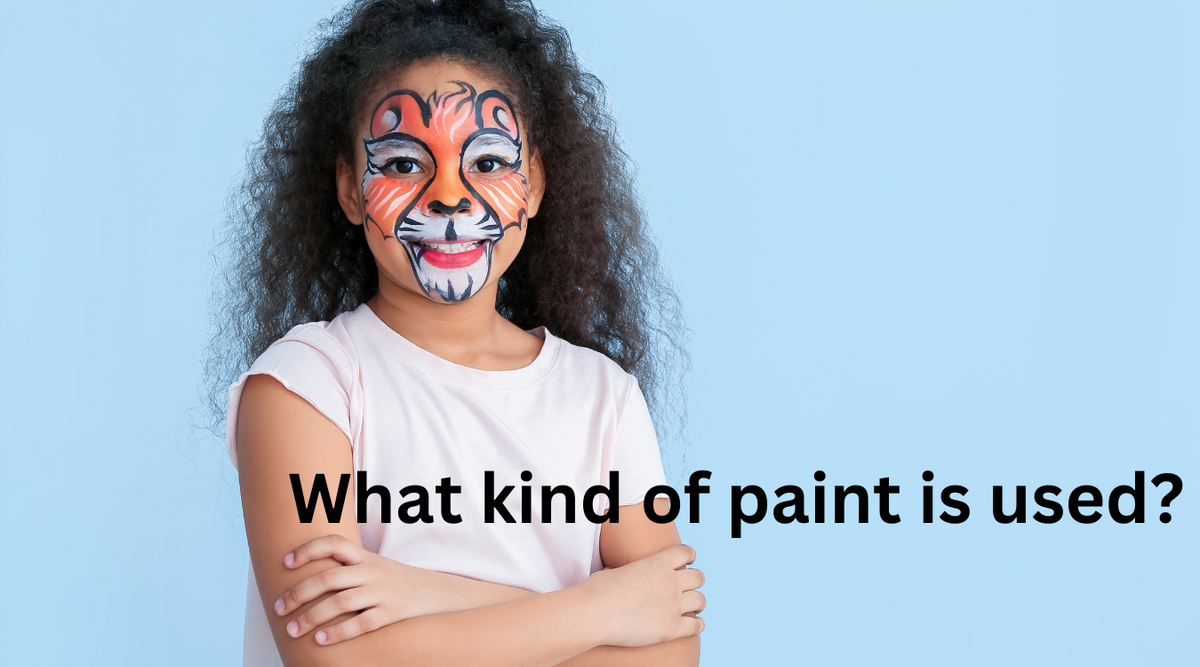 What kind of paint is used for face painting? The Face Paint Shop
