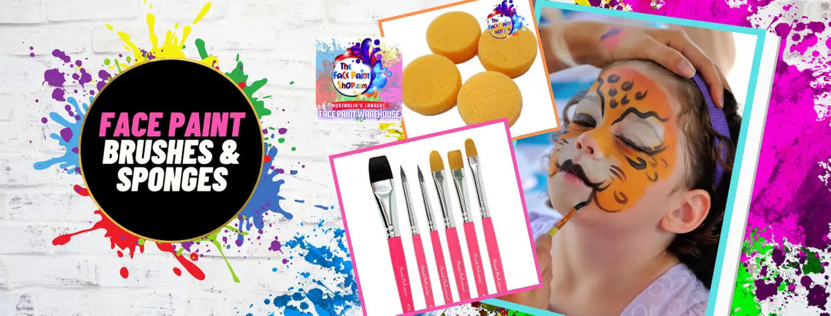 Shop Face Paint Sponges & Brushes at The Face Paint Shop