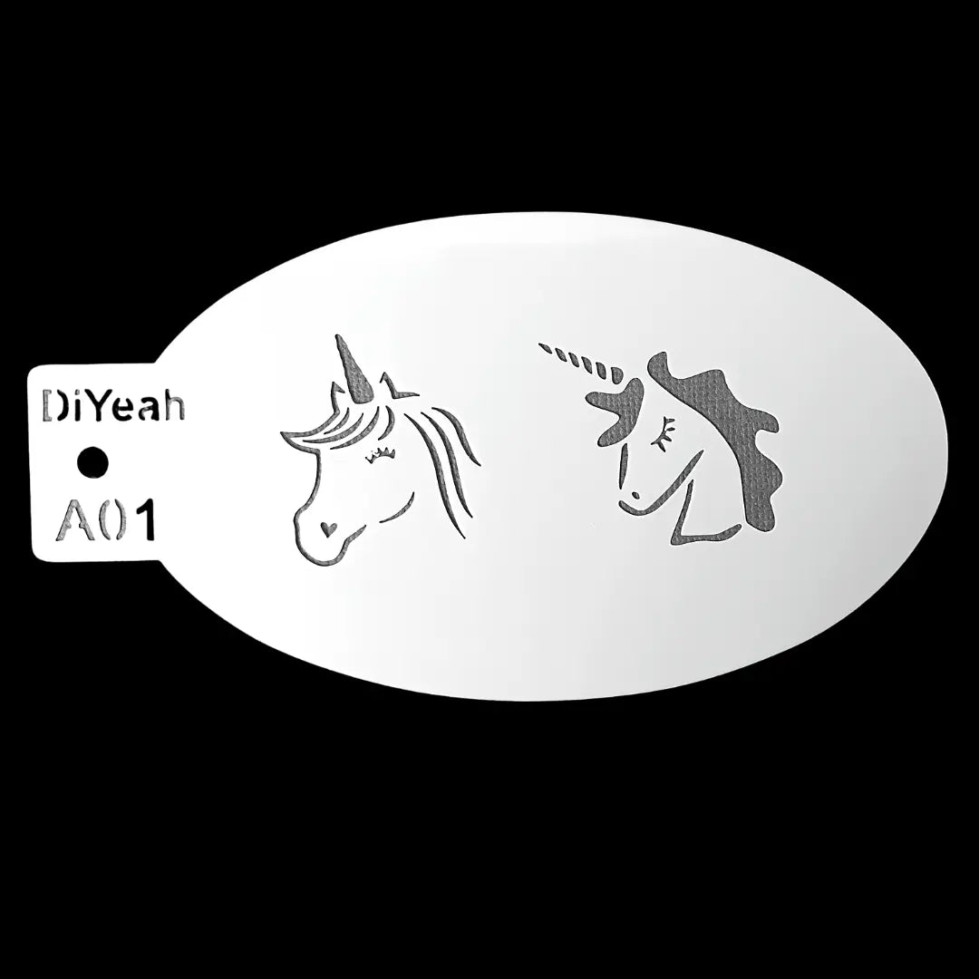  Buy DiYeah Face Painting Stencil - A01 Unicorn and professional face & body paint for beginners in Australia. Where to buy face paint near me. 