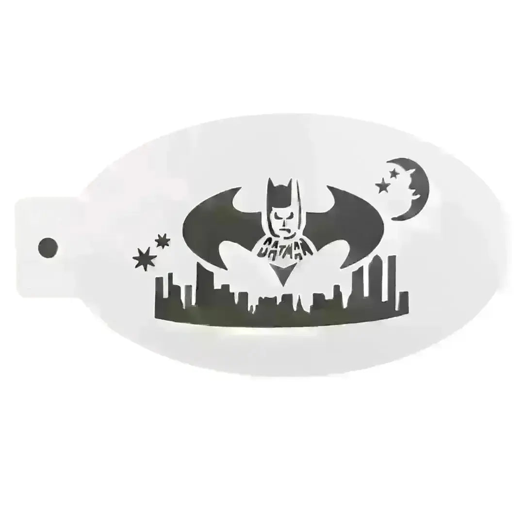 Buy Face Painting Stencil - SA21 Gotham Night and professional face & body paint for beginners in Australia. Where to buy face paint near me.