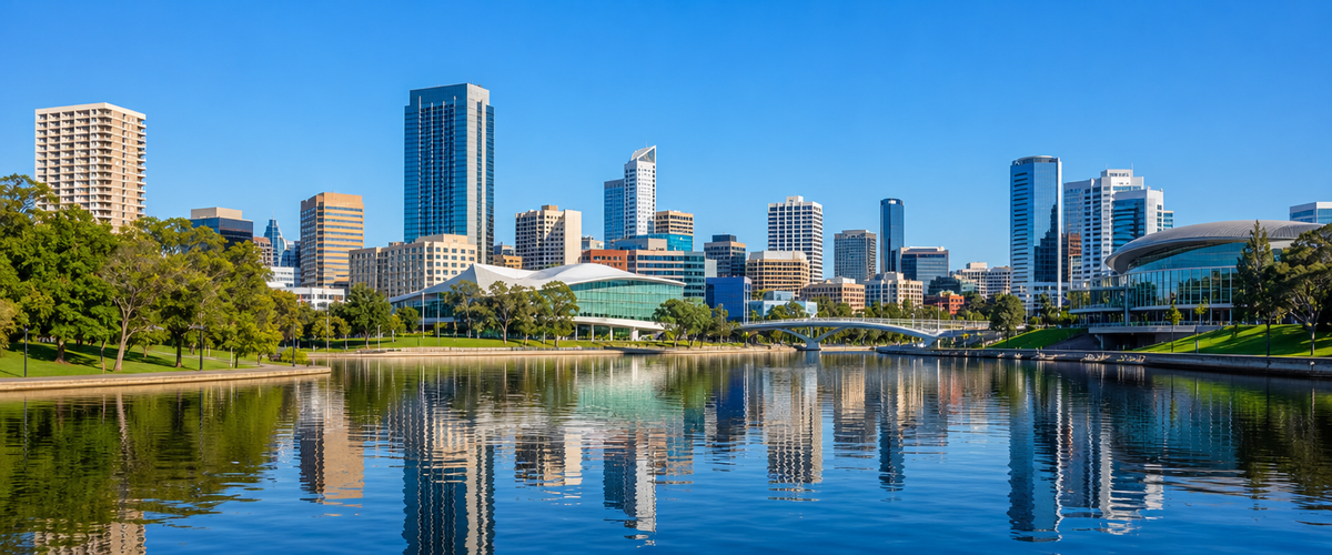 adelaide city skyline