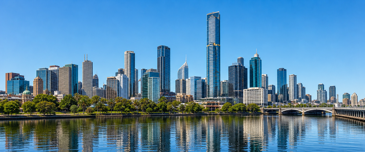 melbourne city skyline