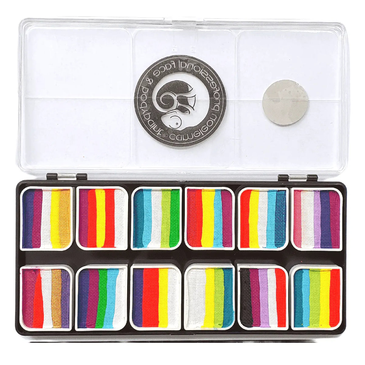 Buy Face Paint Cameleon Colourblock Palette Wow Factor The Face