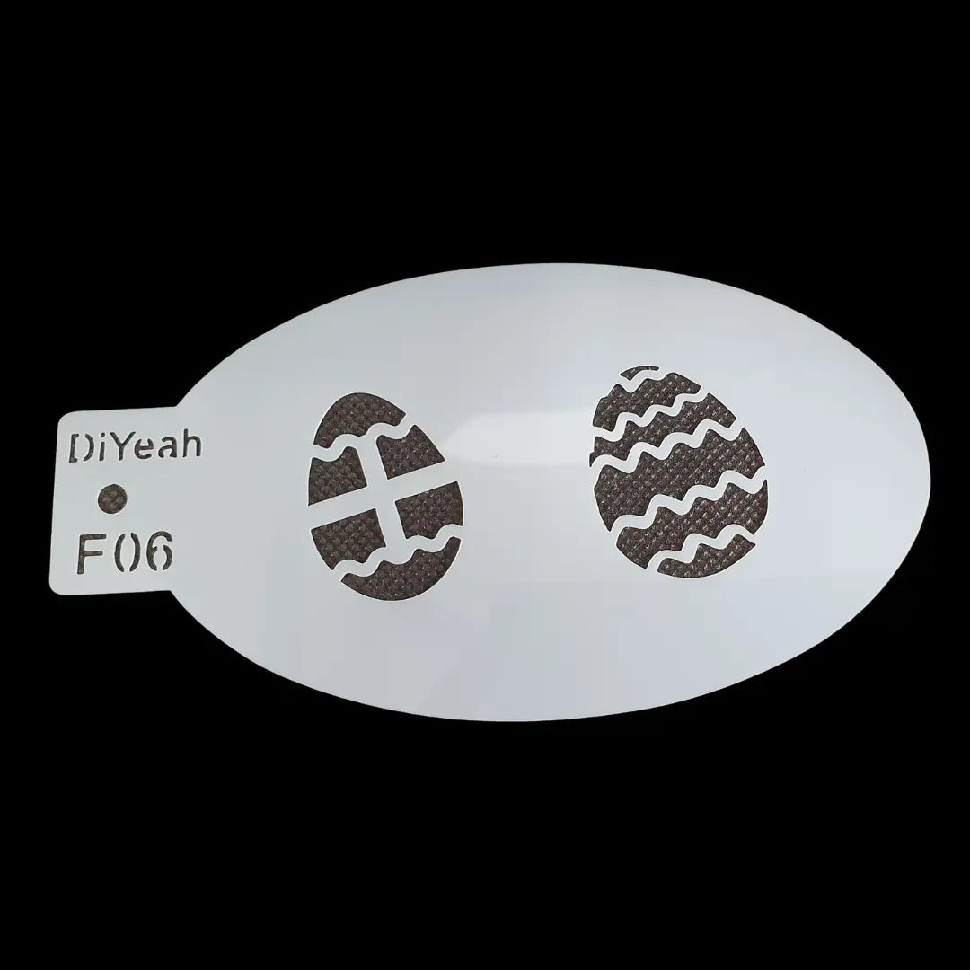  Buy DiYeah Face Painting Stencil - F06 Easter Egg and professional face & body paint for beginners in Australia. Where to buy face paint near me. 