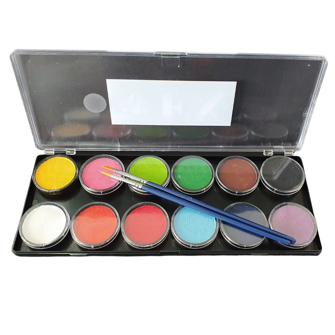  Buy Diamond FX Face Paint Palette - Essential 12 x 10g and professional face & body paint for beginners in Australia. Where to buy face paint near me. 