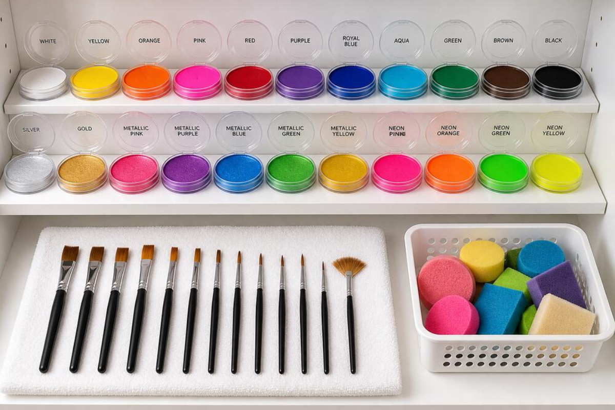 Make Your Face Paint Last Longer: Cake Care, Brush Care and Smart Storage