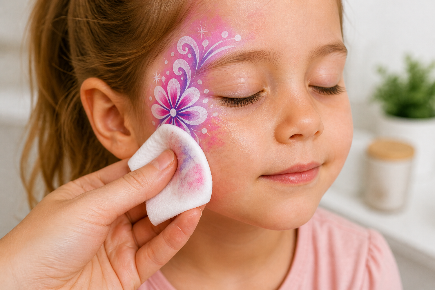 How to remove face paint