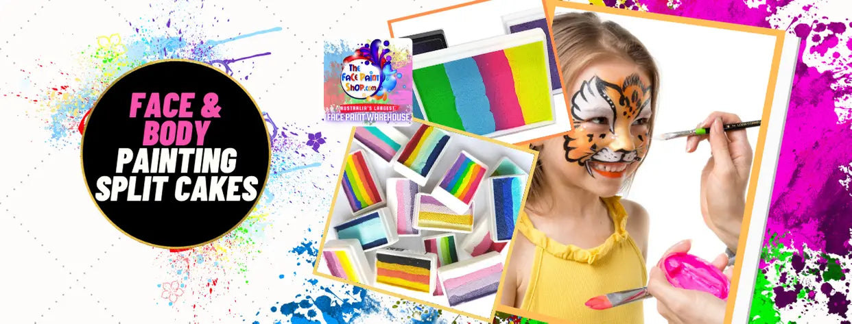 Face Paint Splitcakes & One Stroke Cakes The Face Paint Shop where to buy face paints near me