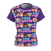Purple Fun Face Painter Women's TShirt
