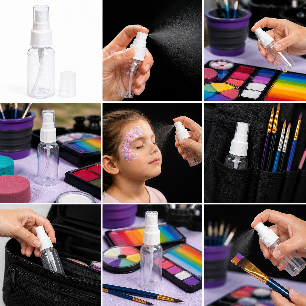 Spray Mist Bottle for Face Painters 50ml