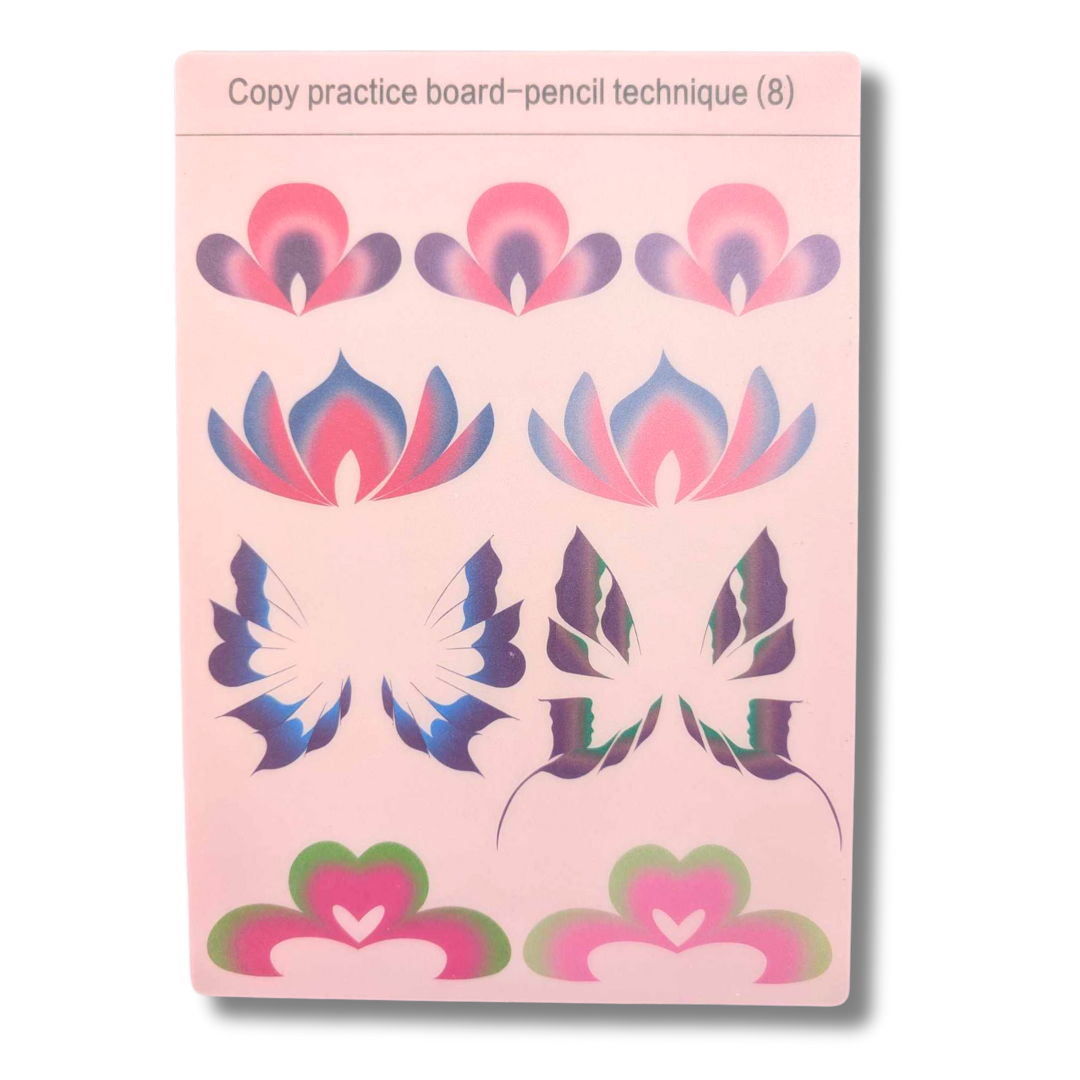 Copyboard No.8 Crowns & Butterfly -  Reusable Practice Board