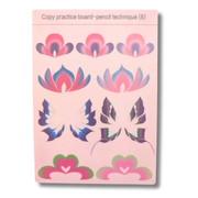 Copyboard No.8 Crowns & Butterfly -  Reusable Practice Board