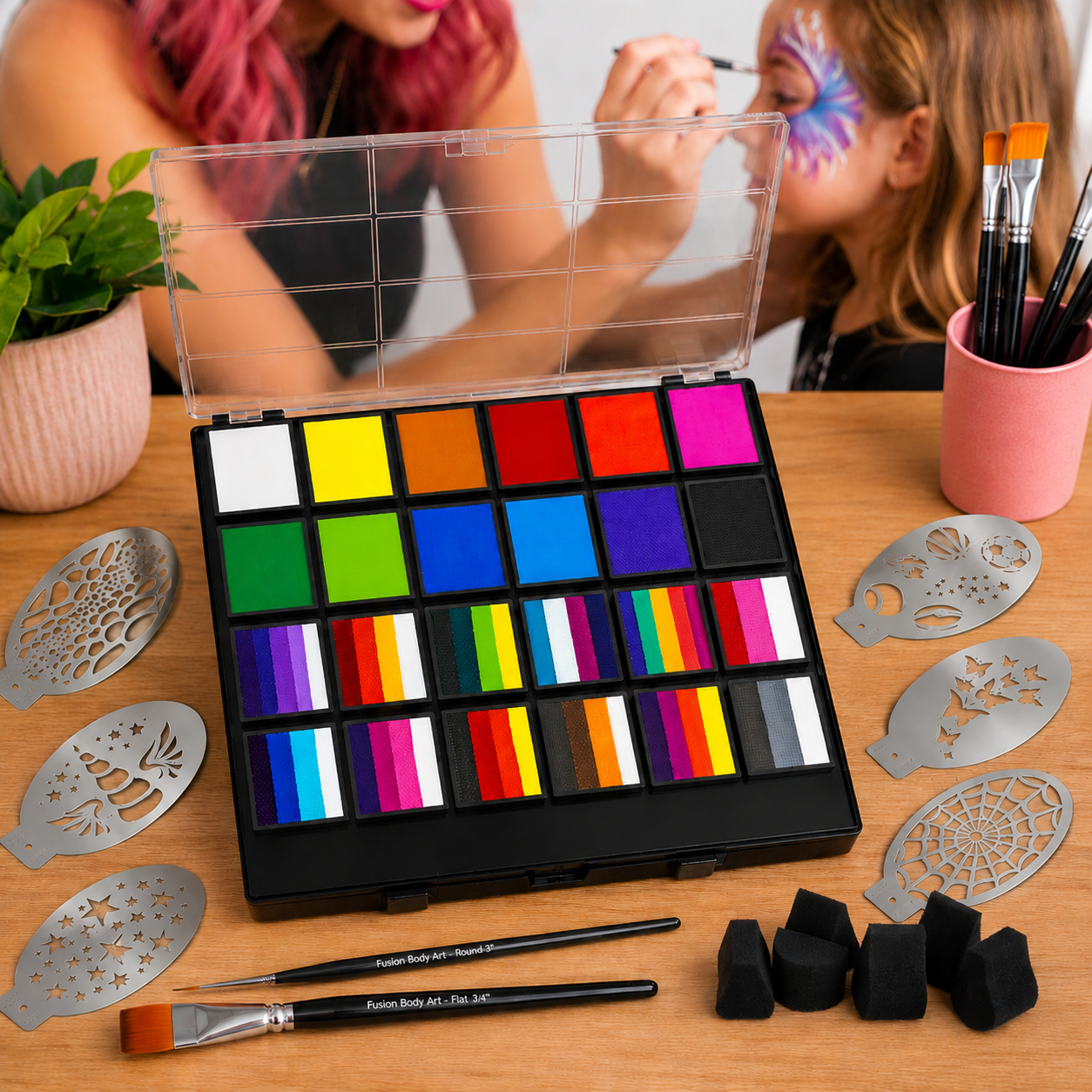 Fusion Body Art - PRO Face Paint Kit
