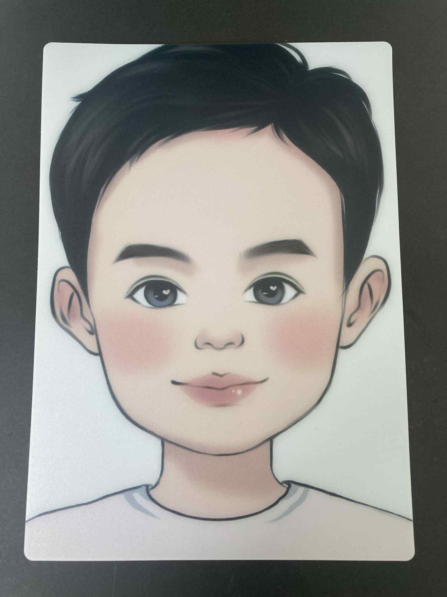 Reusable Face Paint Practice Face Board - Boy 2