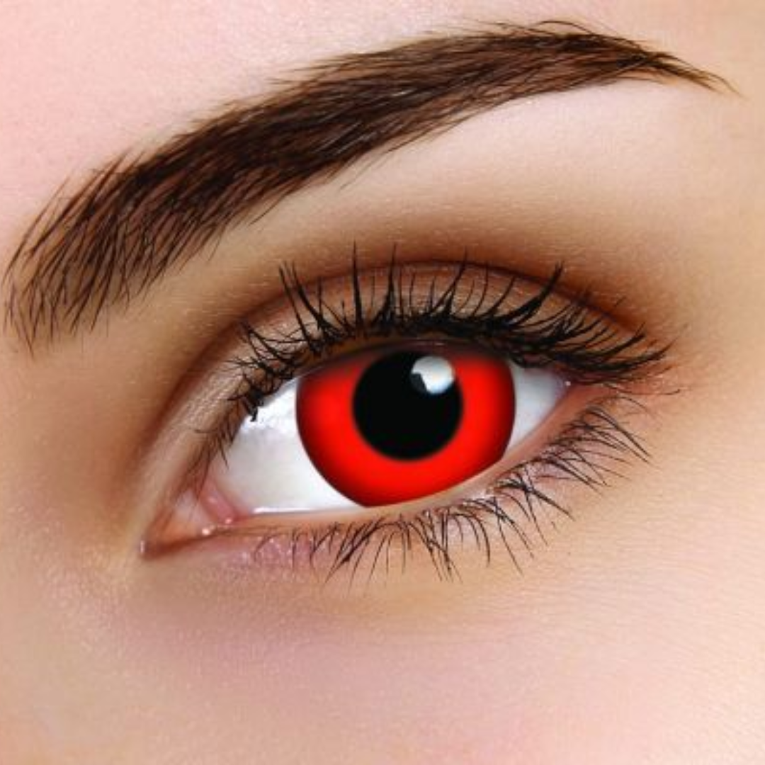 ColourVUE 3 month Costume Lenses - Red Devil