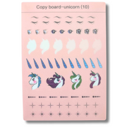 Copyboard No. 10 Unicorn -  Reusable Practice Board