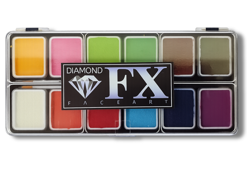 Diamond FX Face Paint Palette - Essential Appetiser 12 x 6g