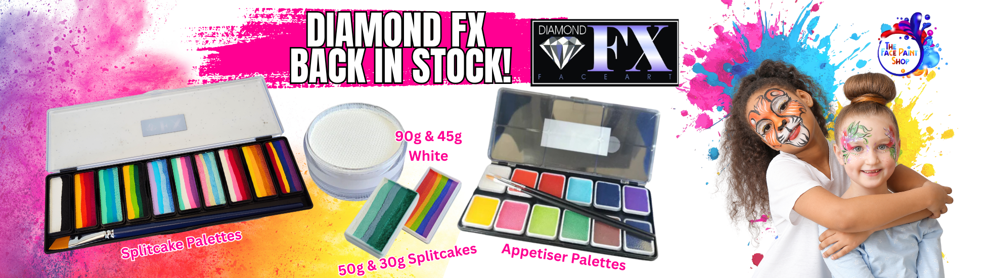 Buy Diamond FX Professional Face & Body Paint at The Face Paint Shop, Australia's Largest Face Paint Warehouse!