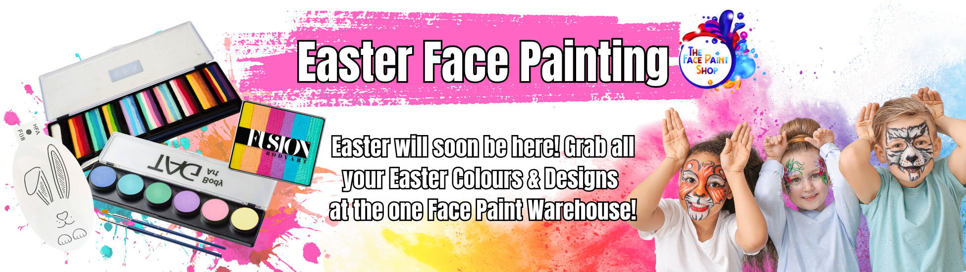 Shop Easter Themed Face Paints, and Designs at The Face Paint Shop, Australia's Largest Face Paint Warehouse!