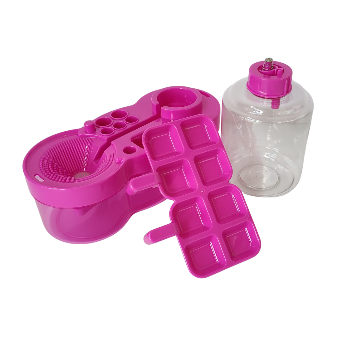 Face Paint Brush Cleaner With Side Attachment