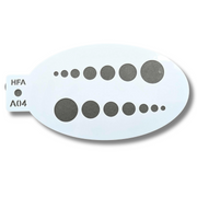 Face Painting Stencil - A04 Polka Dots