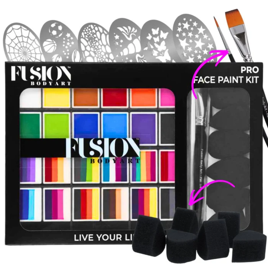 Fusion Body Art - PRO Face Paint Kit
