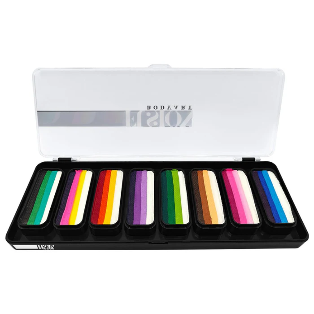 NEW Fusion Body Art Thin Strokes | Candy Palette + Free Brush