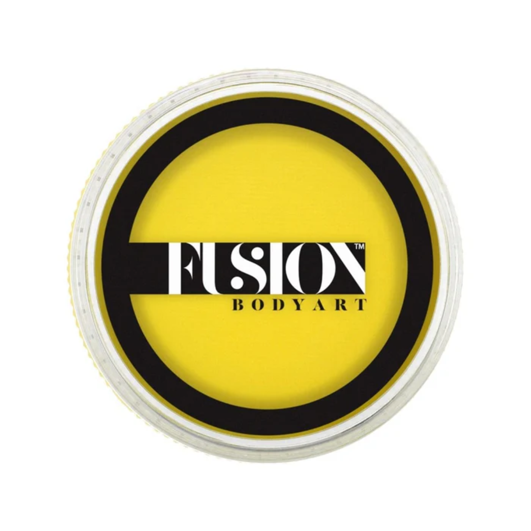 Fusion Body Art Face Paint Cake Prime - Bright Yellow 32g