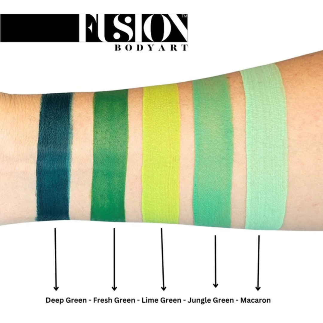 Fusion Body Art Face Paint Cake Prime - Fresh Green 32g