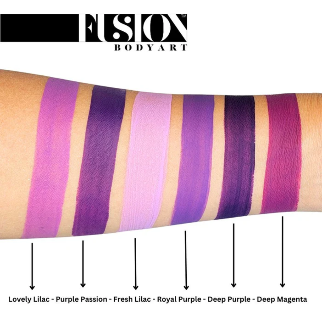 Fusion Body Art Face Paint Cake Prime - Royal Purple 32g