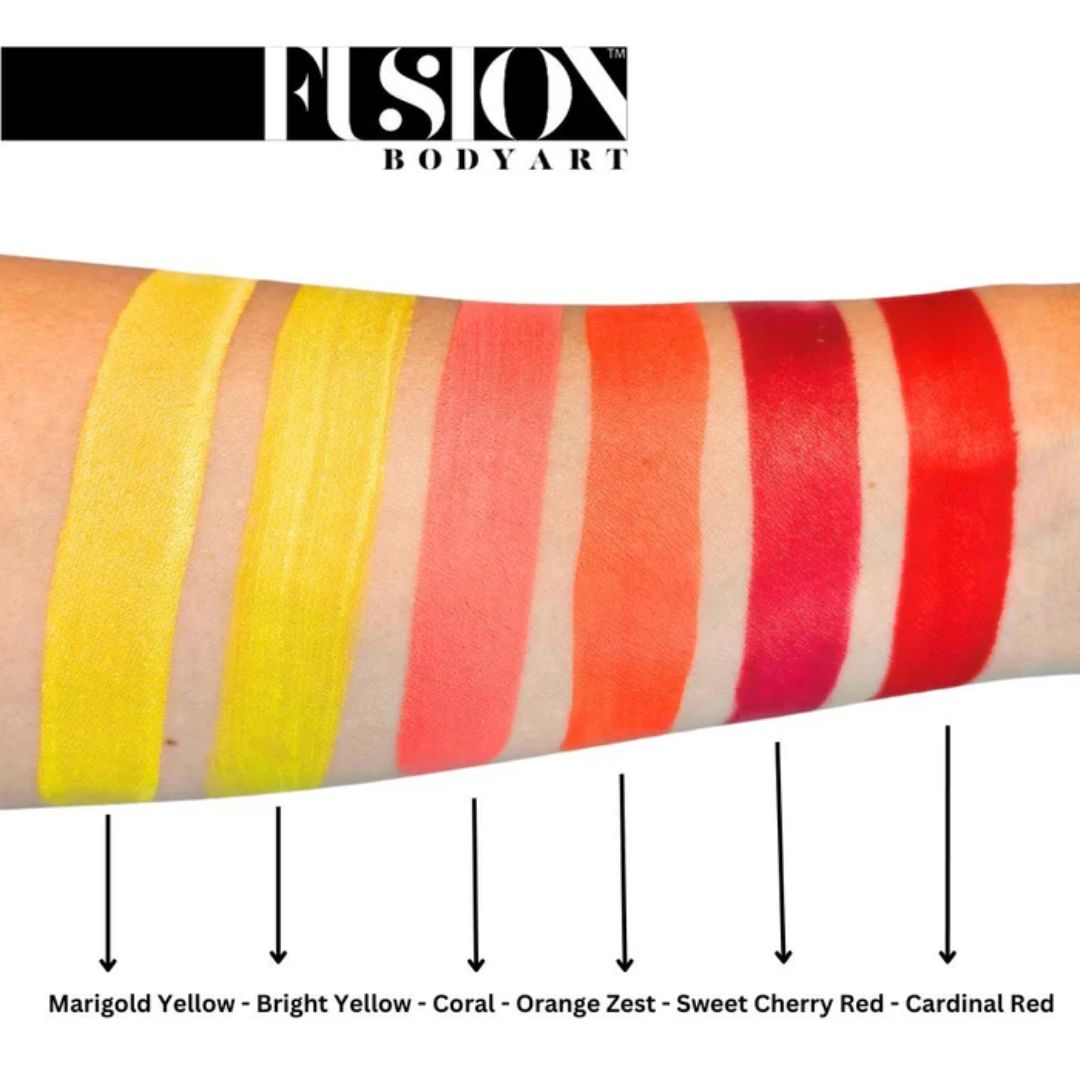 Fusion Body Art Face Paint Cake Prime - Sweet Cherry Red 32g