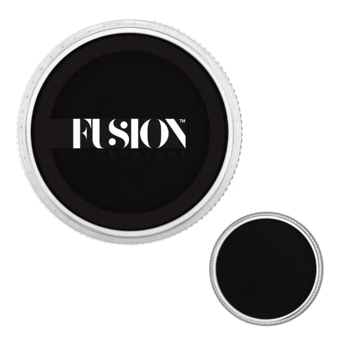 Fusion Body Art Face Paint Cake Prime - Strong Black 32g