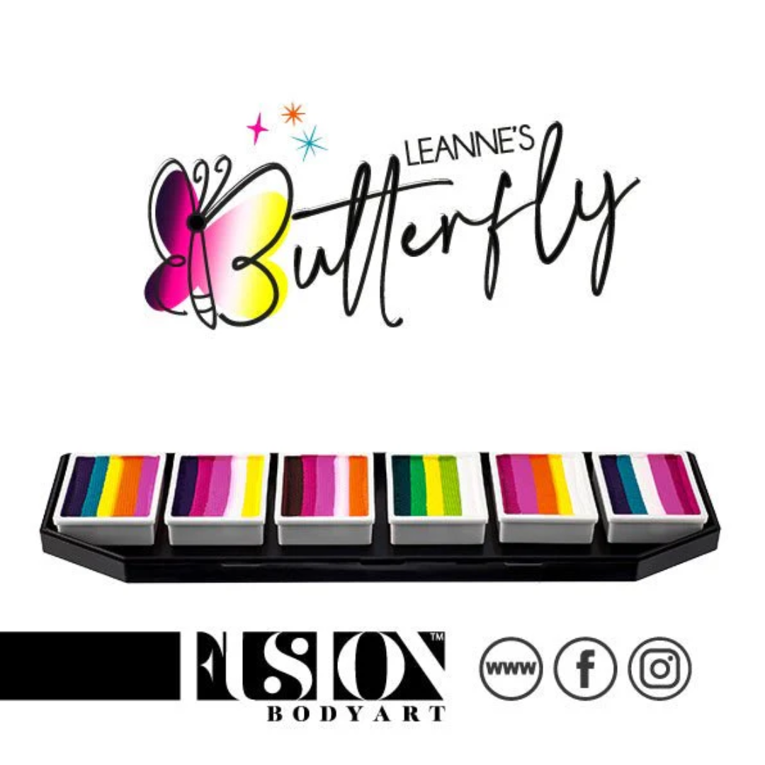 Fusion Body Art Face Painting Palette - Leanne's Butterfly