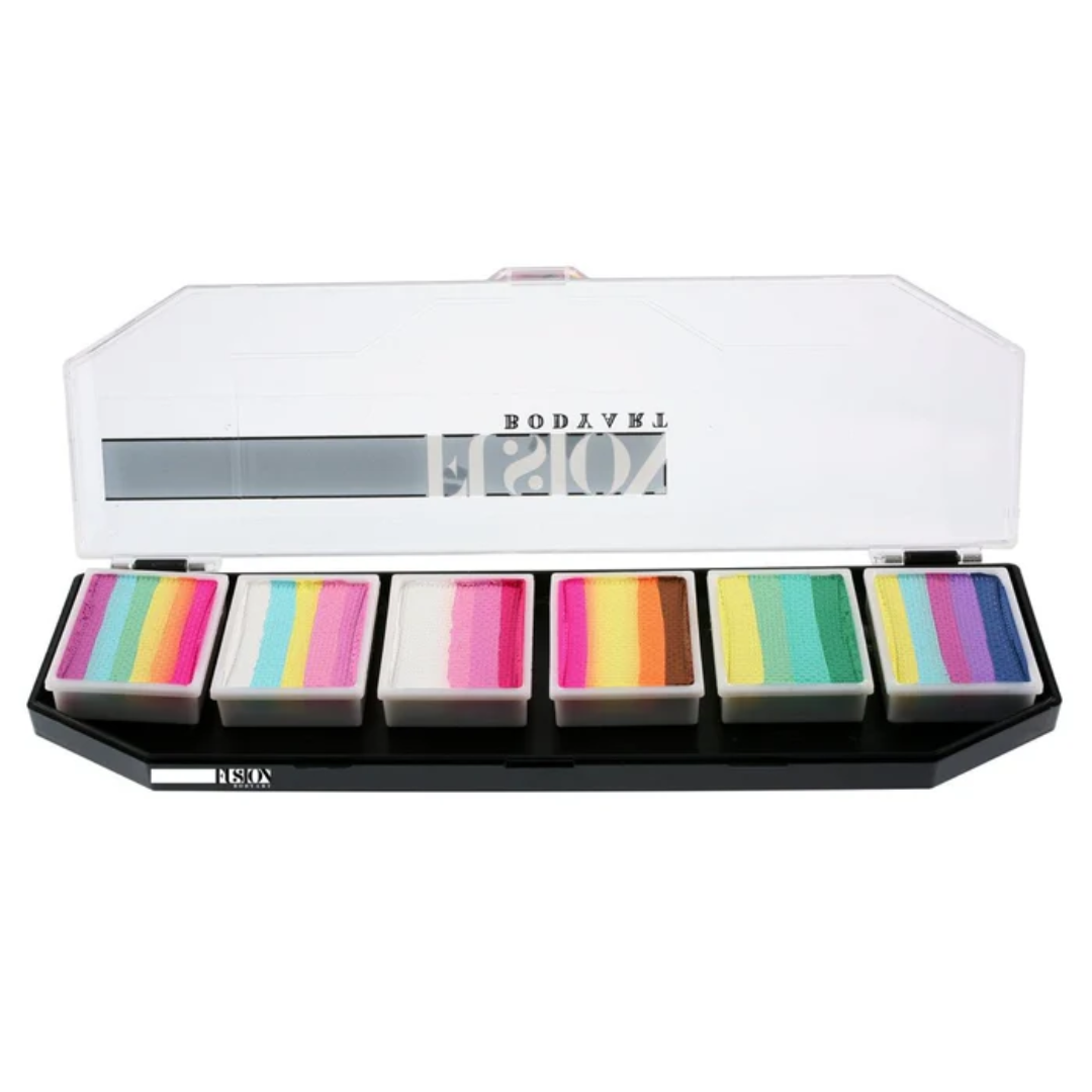 Fusion Body Art Palette - Lodie Up Cute Pastel Rainbow