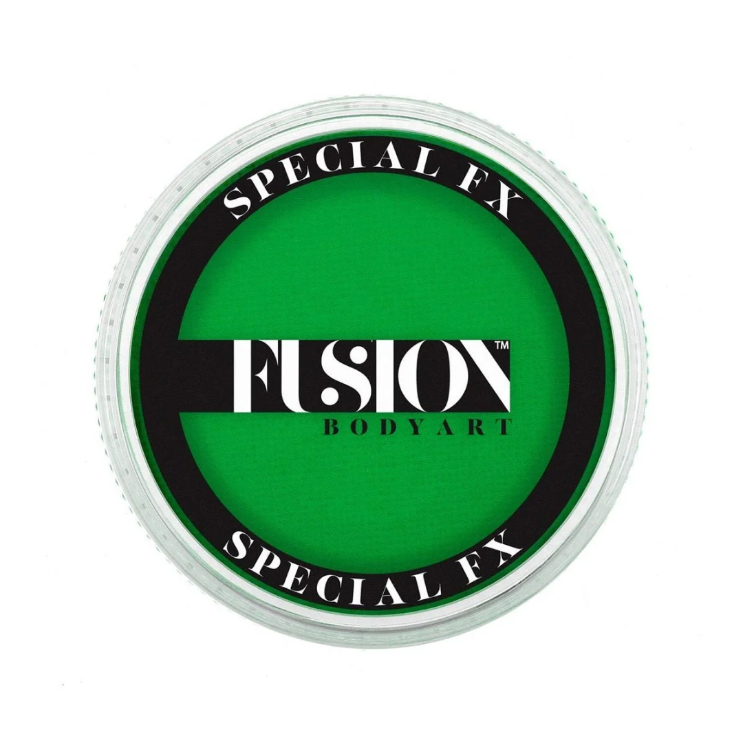 Fusion Body Art Face Paint Cake Neon - Green 32g