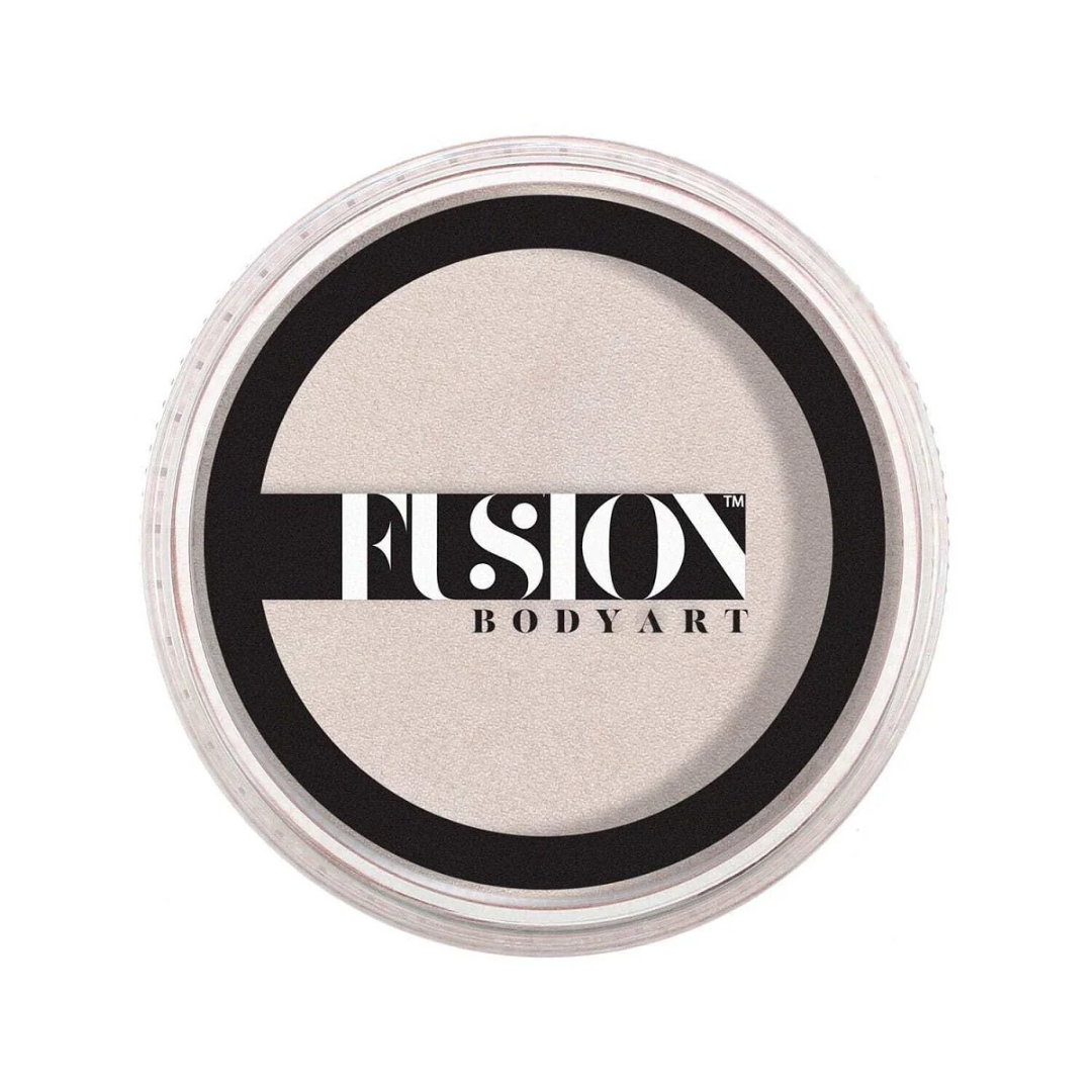 Fusion Body Art Face Paint Cake Pearl - Fairy White 25g