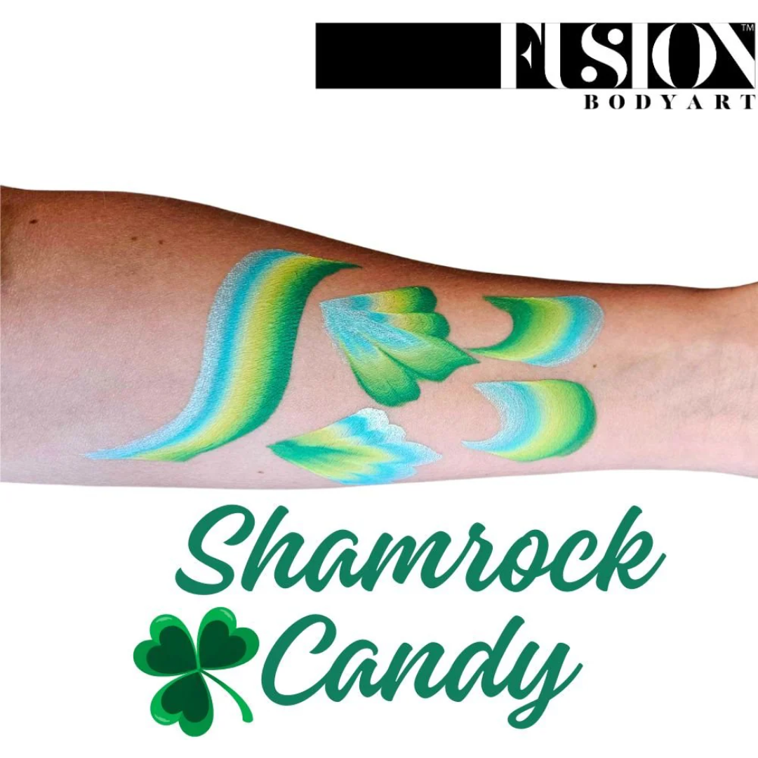 Fusion Body Art Face Painting Split Cake 30g - Shamrock Candy