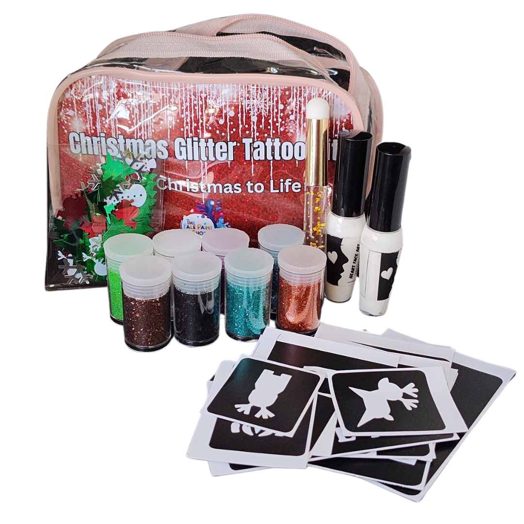 TFPS Christmas Glitter Tattoo Kit