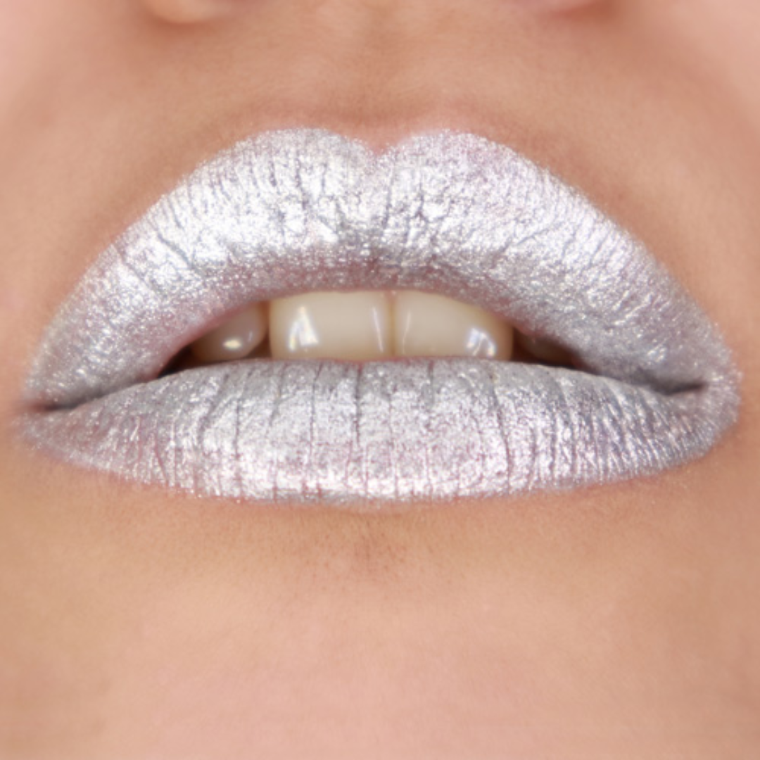 Grimas Make Up | Lipstick Metallic Pure Stick 7-01 - Silver - alternate view