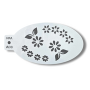 Face Painting Stencil - A08 Garden Flowers