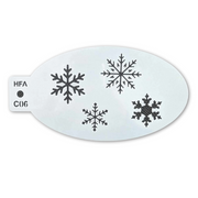 Face Painting Stencil - C06 Snowflakes