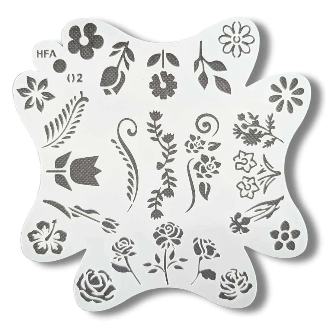 Face Painting MasterStencil - MS02 "The Flora"