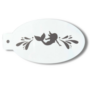Face Painting Stencil - NH3 Swimming Mermaid Crown