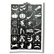 Halloween Glitter Tattoo Sheet 1