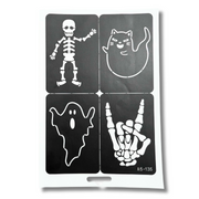 Halloween Glitter Tattoo Sheet 4