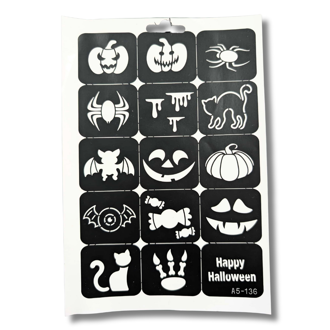 Halloween Glitter Tattoo Sheet 5