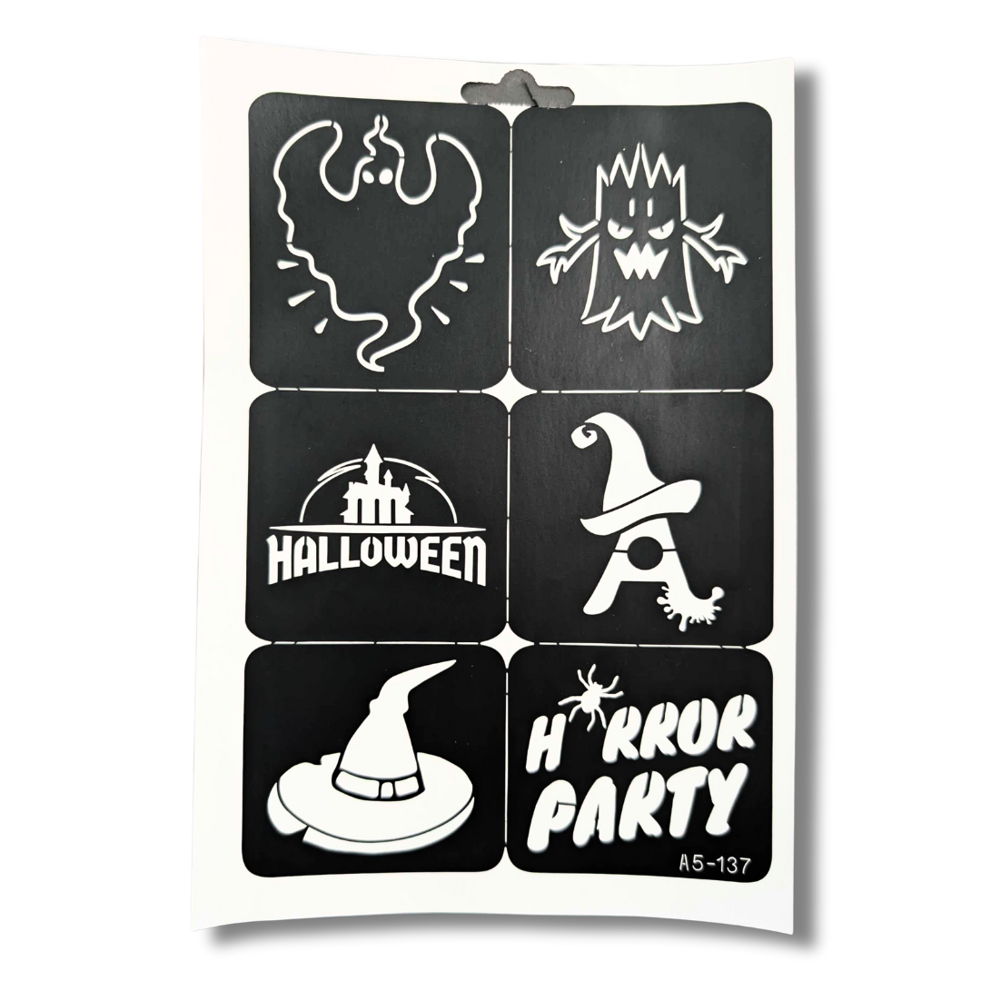 Halloween Glitter Tattoo Sheet 6