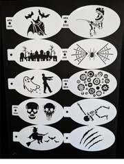Face Painting Stencil - Halloween Stencils Collection