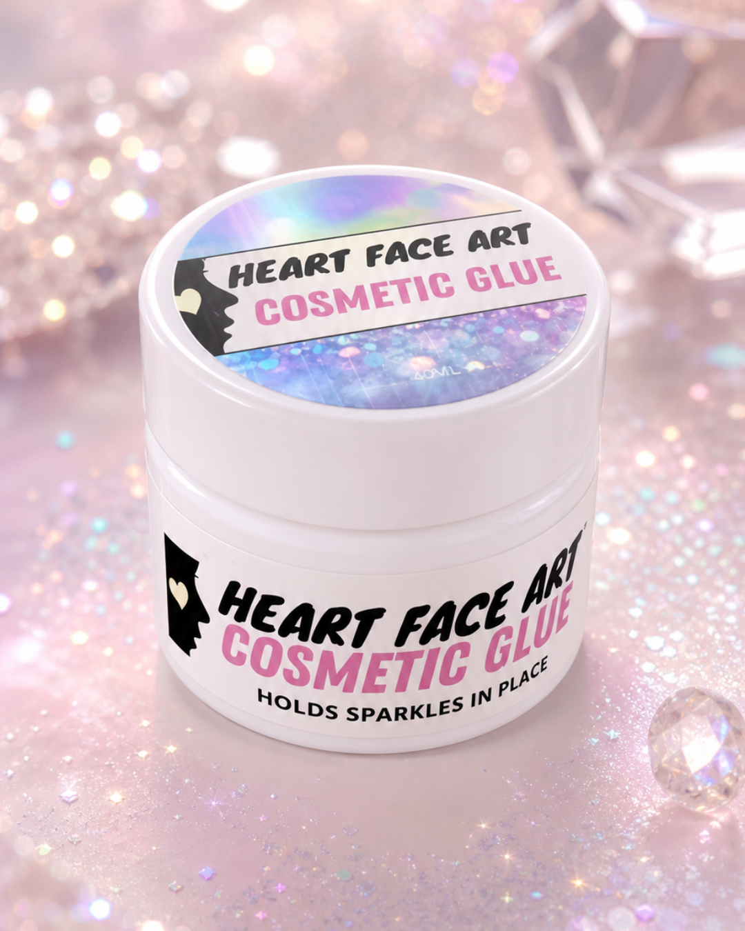 Heart Face Art Cosmetic Glue 40ml Jar