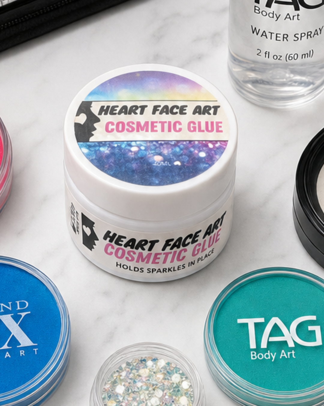 Heart Face Art Cosmetic Glue 40ml Jar